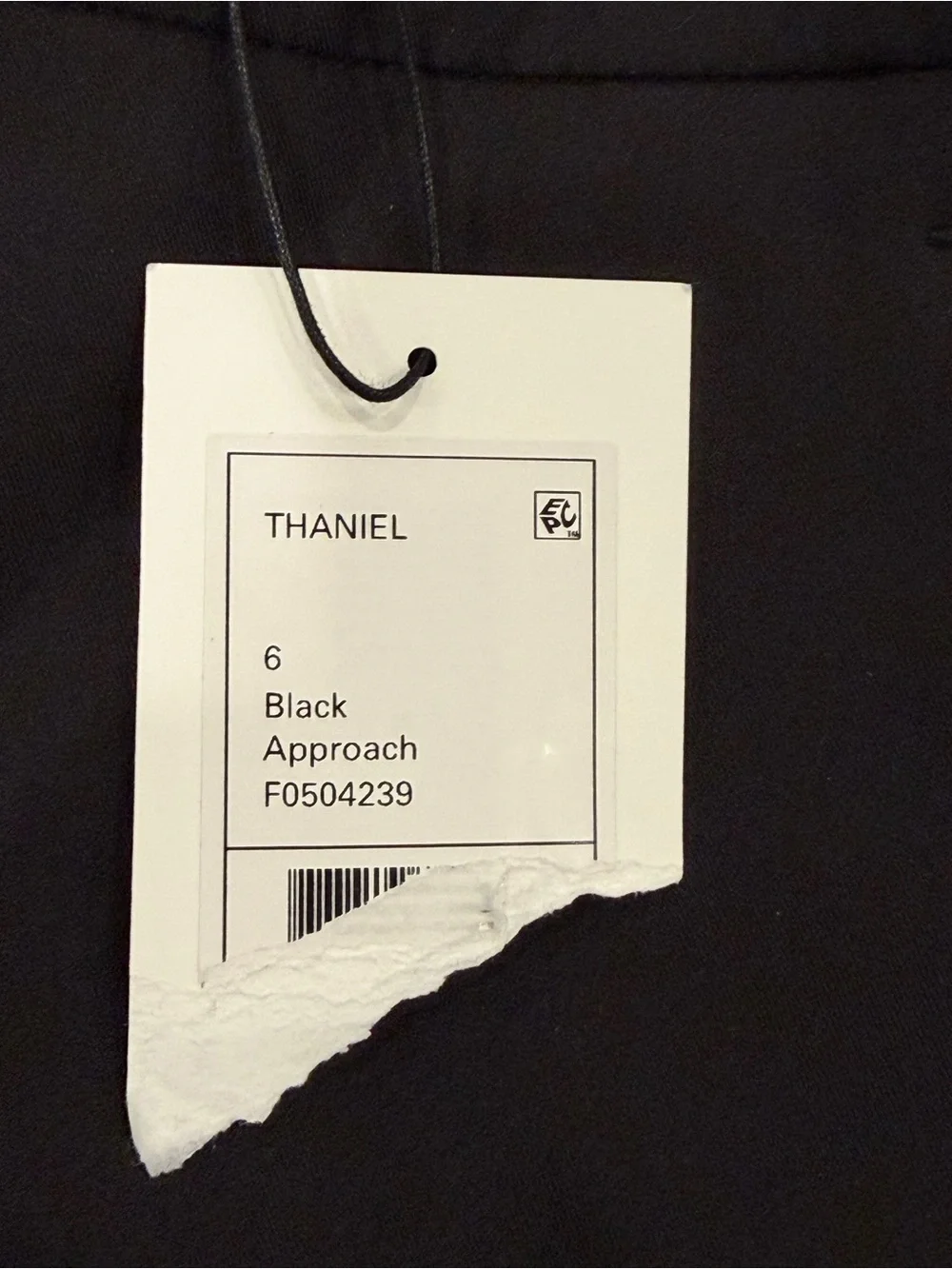 Theory Thaniel Approach Pants Black 6 NWT